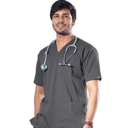 Mens-Stretch-Scrub-Suit-Slate