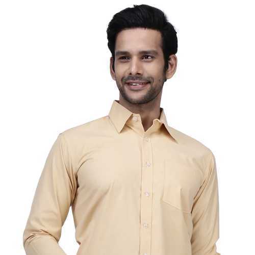 Male-Front-Office-Shirt-Mustard