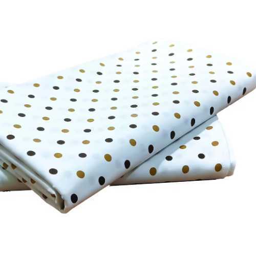 Bedsheets--Brown-Dots-Design