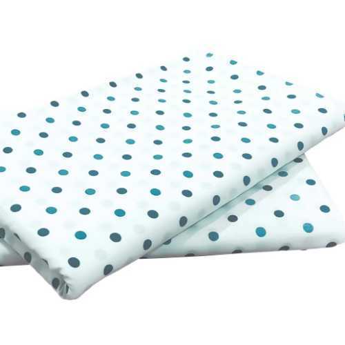 Bedsheets--Teal-Dots-Design