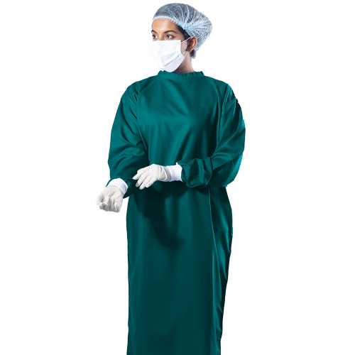 Unisex-Isolation-Gown-Dark-Teal